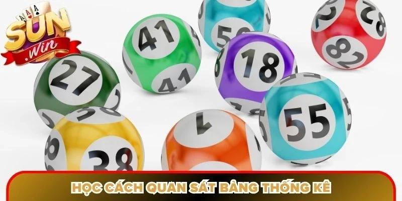 Học cách quan sát bảng thống kê